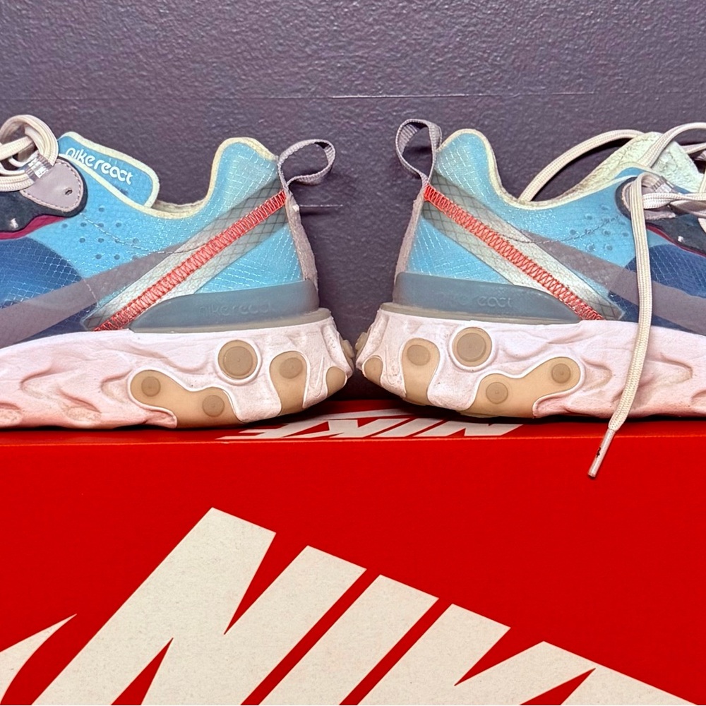 Nike React Element 87 AQ1090-400 Mens Sneakers 10 US Shoes Royal Tint - NWT. - Picture 7 of 14